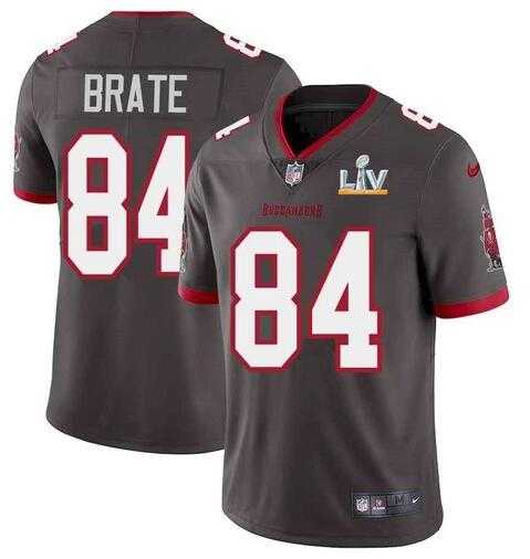 Nike Men & Women & Youth Buccaneers 84 Cameron Brate Gray 2021 Super Bowl LV Vapor Untouchable Limited Jersey,We sell and wholesale Nike Men & Women & Youth Buccaneers 84 Cameron Brate Gray 2021 Super Bowl LV Vapor Untouchable Limited Jersey on line form chian!